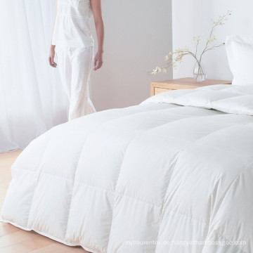 Großhandel König Größe Weiß Polyester gefüllte Bett Steppdecke für Hotel und Heimgebrauch